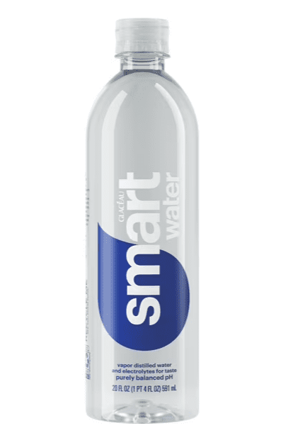 smartwater Alkaline with Antioxidant, Vapor-Distilled Water, 20 fl oz Bottles, 24 Pack