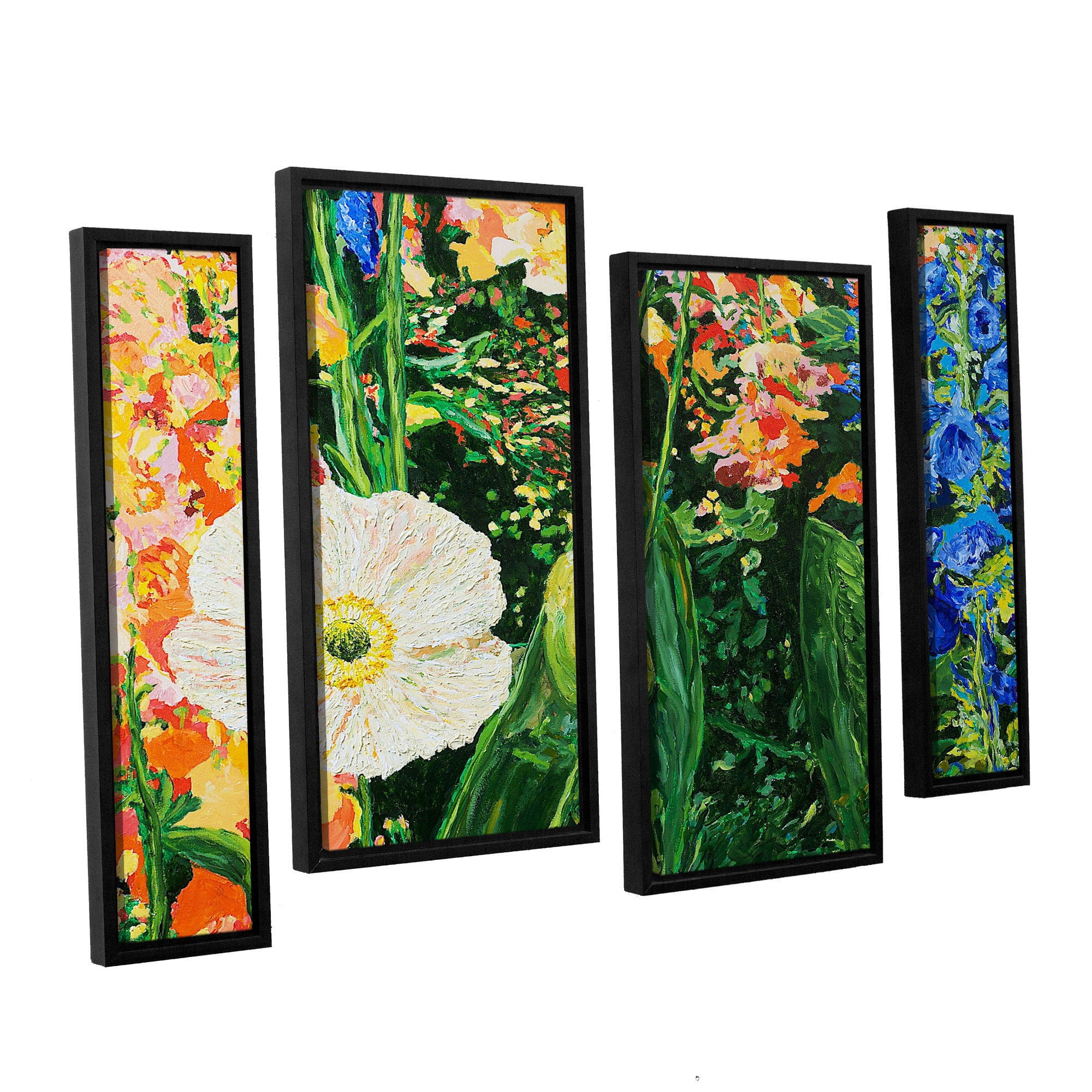 ArtWall Allan Friedlander "Only Pick The Best" 4-Piece Floater-framed Canvas Staggered Set