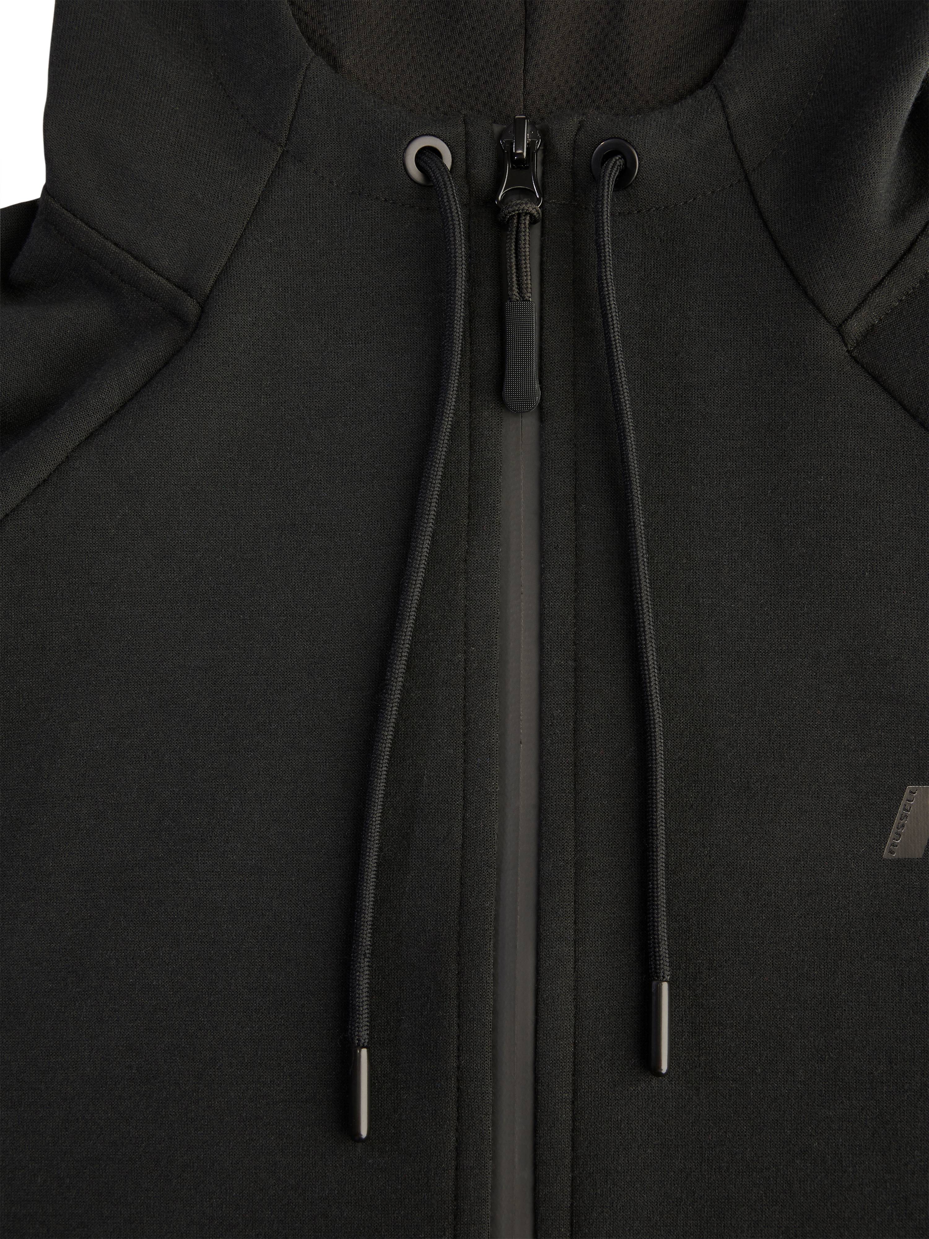 russell men's double knit zip up jacket