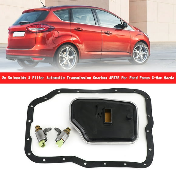 2x solenoides y filtro caja de cambios de transmisión automática 4F27E para Ford Focus Mazda