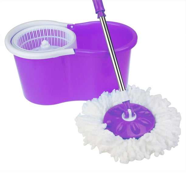 Spining Magic Mop W/bucket 2 Heads 360 Degree Rotating Floor Mop