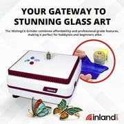 Inland Craft Wizling Glass Grinder | Stained Glass Grinding Shaping Machine | Includes Diamond Grinding Bit