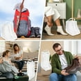 thumbnail image 2 of Uxcell Boot Storage Bags [4-Pack] - Portable Tall Short Boot Carry Bags for Travel & Daily Use - [White], 2 of 7