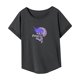 thumbnail image 4 of Camiseta de mujer de verano Activewear camisa de cuello redondo para desplazamientos playa regalo de señoras XL, 4 of 7