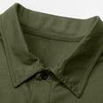 thumbnail image 7 of Yaoyar Mens Round Neck Button Detail Short Sleeve Top with Drawstring Elastic Waist Shorts Casual Two Piece Set Coordinated Outfit, 7 of 7