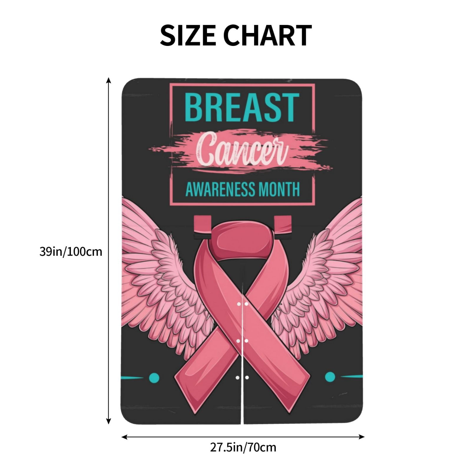 Naloa Ribbon With Angel Wings Baby Car Seat Cover, Breathable Baby Carrier Cover, Multiuse Baby Carrier Cover & Nursing Breastfeeding Cover