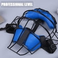 thumbnail image 4 of Full-Face Baseball Catcher Mask, Secure Fit Provides Protection and Comfort ,Does Not Obstruct View,Blue, 4 of 7