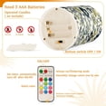 thumbnail image 5 of Yayeee Flameless Candles with Remote Flickering Battery Operated Multi Color Changing, Light Floral, 5 of 7