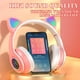 thumbnail image 4 of Auriculares Inalámbricos para Juegos para , Auriculares con Forma de Oreja de Gato con Luces LED, Auriculares Estéreo para Juegos con Cance Rosa, 4 of 10