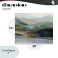 thumbnail image 4 of Stupell Industries Traditional Misty Morning Mountain Gradient Canvas Art, 30 x 24, by Farren Lee, 4 of 8