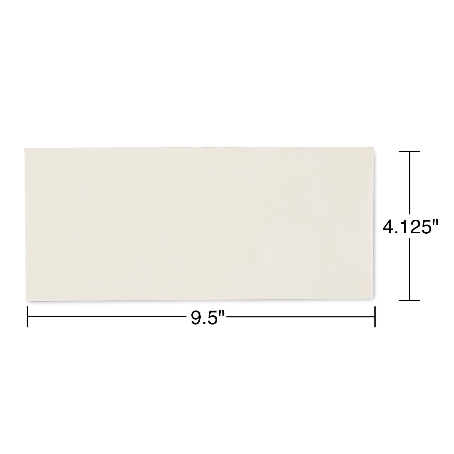 Staples #10 Premium Diag-Seam Gummed Envelopes 4-1/8" x 9-1/2" Ivory 500/BX 918211