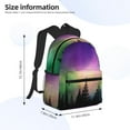 Haiem Northern Lights Lightweight Backpack for School, Classic Basic