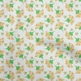thumbnail image 1 of oneOone Rayon Yellow Fabric Asian Chinese Sewing Fabric By The Yard Printed Diy Clothing Sewing Supplies 56 Inch Wide, 1 of 4