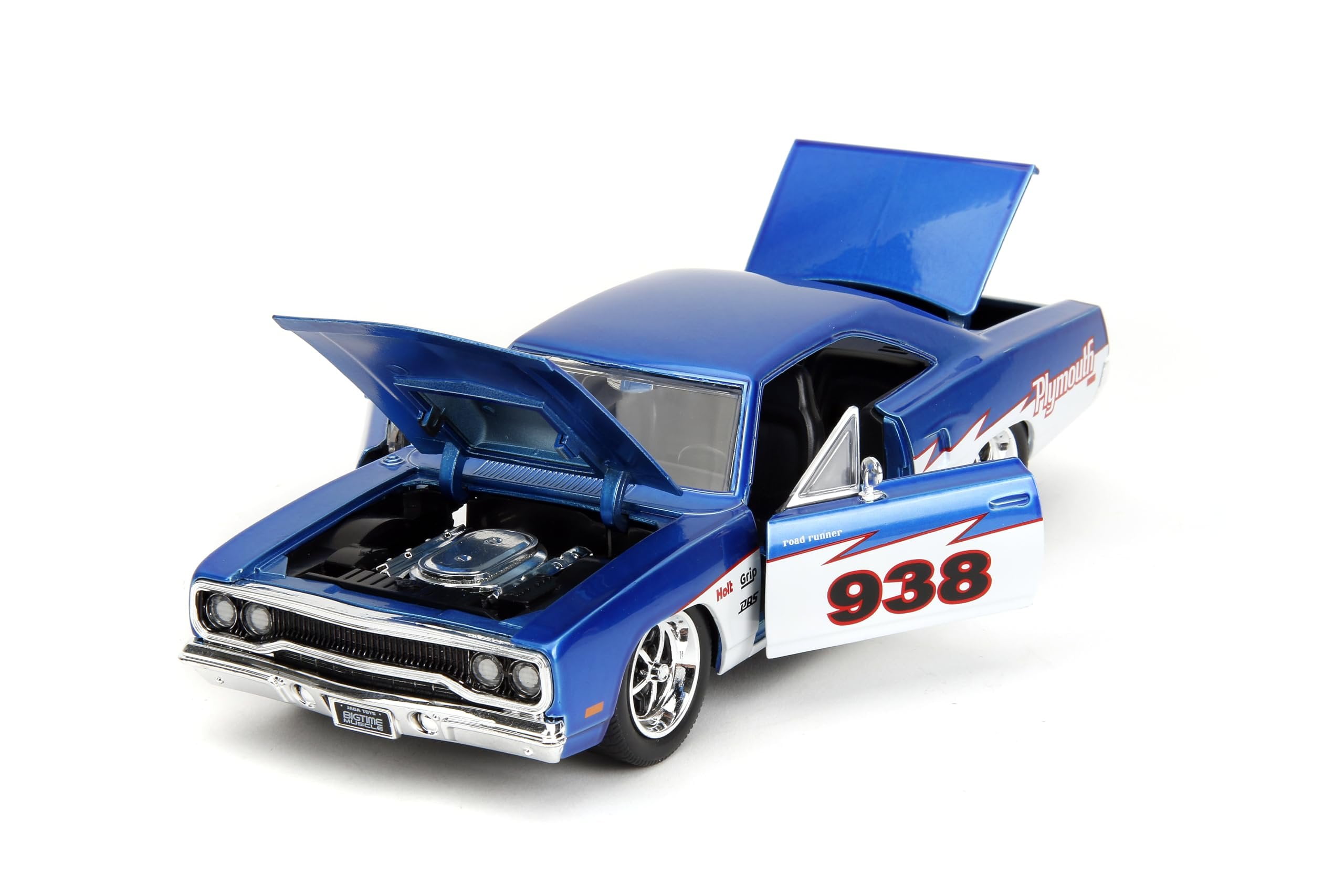 1970 Plymouth Road Runner #938 Candy Blue and White 