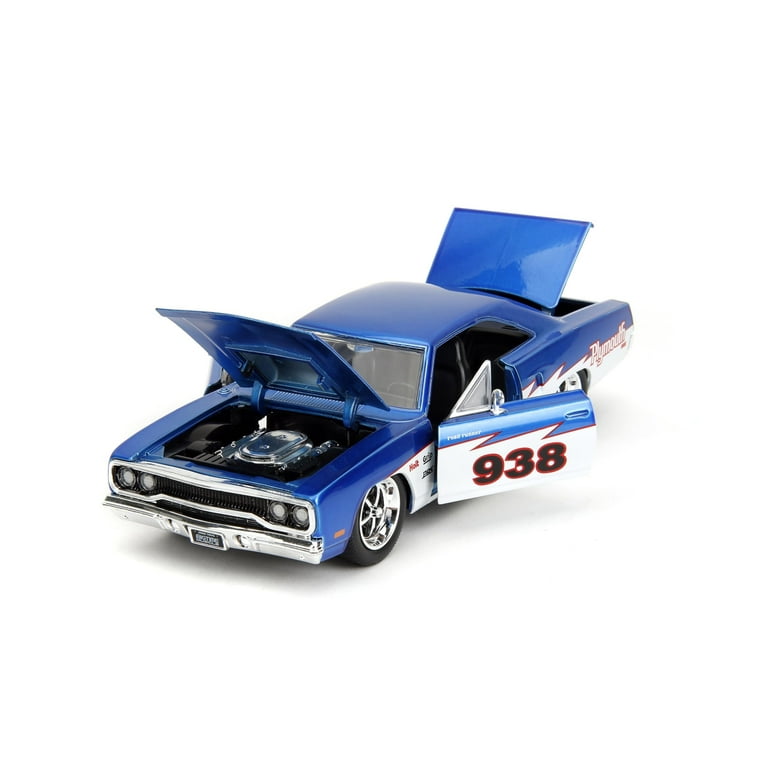1970 Plymouth Road Runner #938 Candy Blue and White 