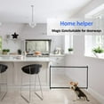 thumbnail image 4 of Magic Gate 70.8"X28 Pouces Lumière Magic Gate Filet en Nylon Sécurité pour Animaux Garde Isolée Gaze Intérieure et Extérieure Installation n'Importe Où pour Chien Intérieur et Extérieur (Noir), 4 of 5