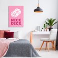 thumbnail image 4 of Stupell Industries Eclectic Nice Dice Phrase Canvas Art, 24 x 36, by Martina Pavlova, 4 of 8