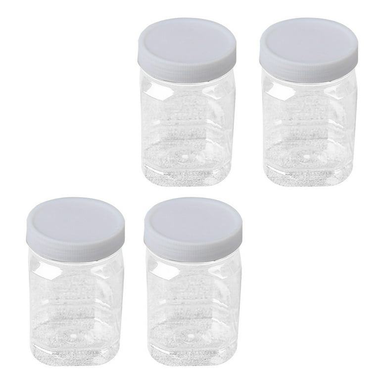 Eerrhhaq 20 Pack 8 oz Reusable Small Plastic Containers,Twist Top Food Storage Containers with Screw Lids,Small Plastic Freezer Storage Container