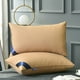 thumbnail image 4 of Núcleo de almohada de terciopelo de plumón de grado hotel | Almohada suave y de soporte para personas que duermen boca abajo y de espalda | Tejido de algodón, blanco/azul/gris/caqui | 48x74cm | 750, 4 of 9