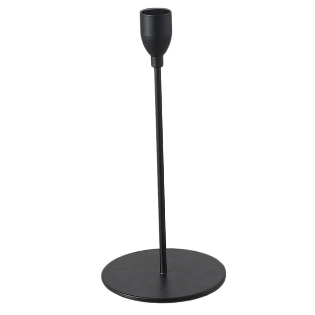 Juego de 1 candelabro nórdico sencillo de hierro para decoración de mesa S