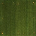 thumbnail image 1 of Ahgly Company Machine Washable Indoor Square Contemporary Dark Forest Green Area Rugs, 3' Square, 1 of 7
