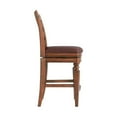 thumbnail image 6 of Alaterre Furniture Napa Counter Height Stool with Back - Set of 2 - Mahogany, 6 of 10