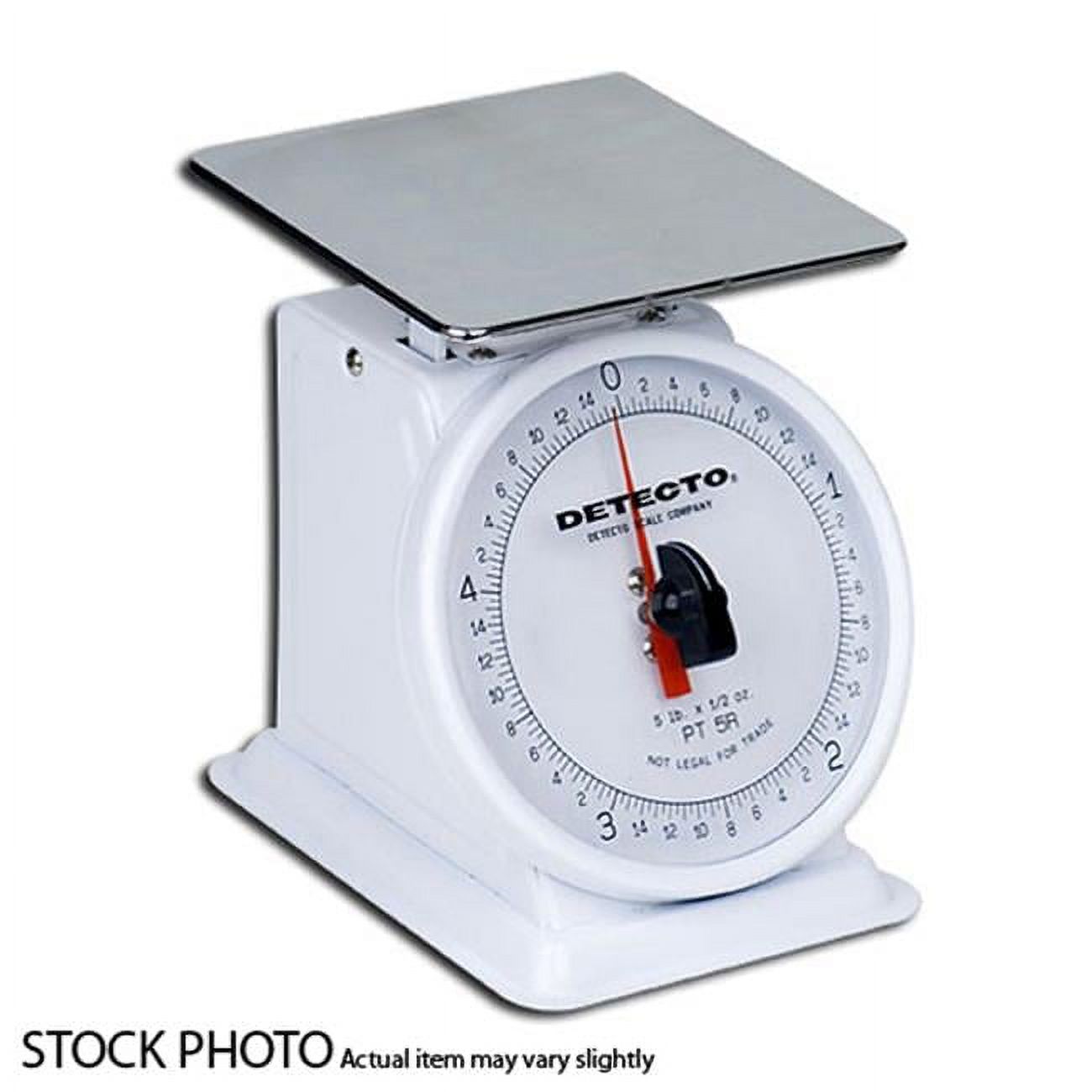 Detecto PT-25 Petite Top Loading Scale with Fixed Dial-25lb Capacity