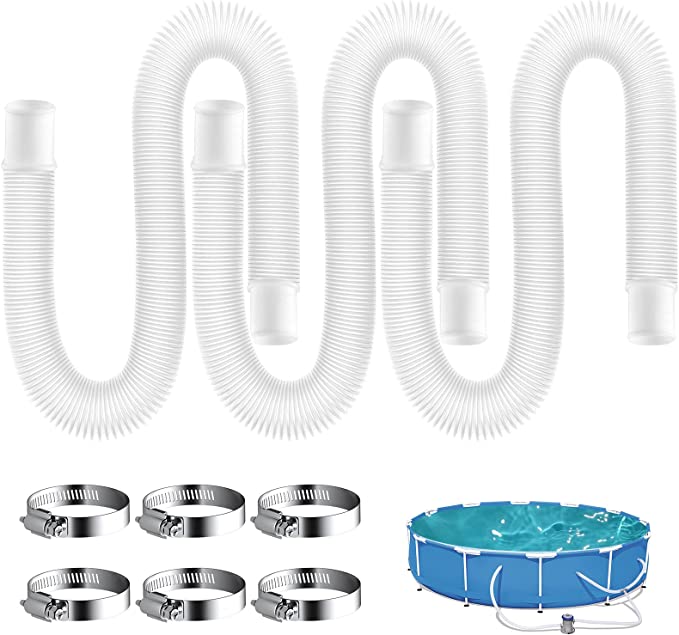 3 Pieces Swimming Pool Replacement Hose,1.25Inches Diameter Replacement