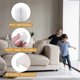thumbnail image 3 of Protectores de esquina Uxcell 8Pcs Protectores de esquina de mesa Guardias de esquina de muebles y parachoques de bordes (forma 3D, blanca), 3 of 6