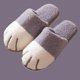 thumbnail image 2 of Zapatillas de casa con diseño de pata de gato para mujer y hombre, lindas zapatillas de animales, zapatillas de invierno para interior Ndcxsfigh Tenis De Mujer Tenis De Hombre, 2 of 5
