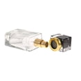 thumbnail image 6 of Refillable Travel Perfume Bottle 1.7 fl oz / 50ml Crystal Glass Atomizer Portable Metal Sprayer Fine Mist Leakproof Design Empty Scent Liquid Dispenser for Cologne Cosmetics Pack Black, 6 of 8