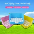 thumbnail image 4 of Xingzhi Litter Tray Rabbit Corner Bed Rectangular Shape Cages Indoor Outdoor Cleaning Pot Pets Training Tool Potty Toilet Blue, 4 of 6