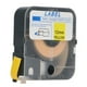 thumbnail image 1 of Cinta de etiquetas para máquina MAX Line LM 380E LM 390A LM 370A LM 380A LM 380EZ Cinta de etiquetas autoadhesiva amarilla de 12 mm y 26,2 pies con carcasa, 1 of 14