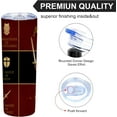 thumbnail image 4 of The Gospel of Peace Worship Gift For Pastors, Put The Full Armor Of God 20oz Tumbler With Lid, 4 of 7