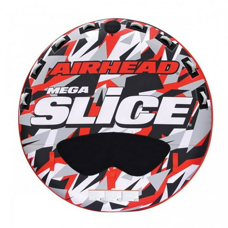 Airhead Super Slice - Airhead Mega Slice Inflatable Quadruple Rider Towable Tube Water Raft | AHSSL-42
