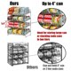 thumbnail image 2 of Simple Houseware Estante Para Latas De 2 Niveles, Color Negro, Paquete De 2, 2 of 5