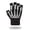 A, variant on Men's Skull Skeleton Pattern Half Finger Gloves - 2 Pack Stylish Fingerless Gloves for Couples