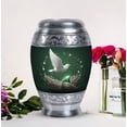 thumbnail image 5 of White Dove Large Urns For Human Ashes - Bird Urn - Urn For Ashes For Women - Urns For Human Ashes Adult Male - Cremation Urn Human Ashes - Large Human Urn - Dove Urns For Human Ashes (Size - 10inch), 5 of 5