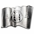 thumbnail image 2 of 2024 Cameroon 1 oz Silver 3D Waving Don't Tread on Me Flag, 2 of 4