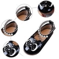 thumbnail image 5 of IUJSOY Toddler Little Girls Cute Bowknot Flats Mary Jane Princess Dress Shoes Wedding Flower Shoes, 5 of 7