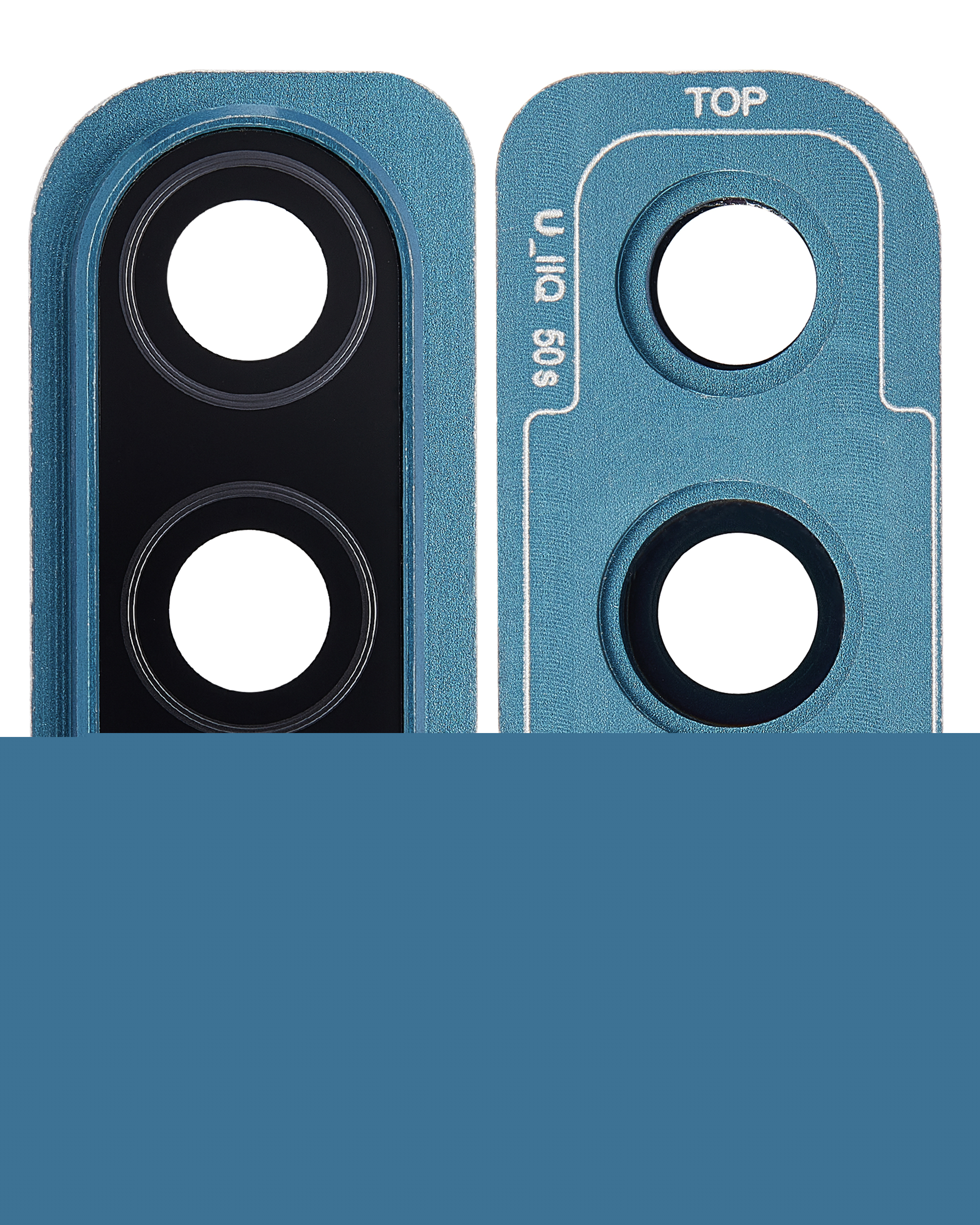 Replacement Back Camera Glass Lens and Cover Bezel Compatible For Samsung Galaxy A50S (A507 / 2019) (Prism Crush Green)