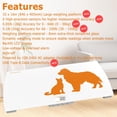 thumbnail image 2 of Báscula digital para mascotas, gatos, perros, ganado, animales, 140 kg x 0,25 kg, veterinaria, plataforma grande de 83,8 x 40,6 cm, 2 of 5