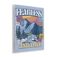 thumbnail image 3 of Stupell Industries Fearless And Free Mountains Wall Plaque Art design by Jedco Brands, Inc., 14 x 11, 3 of 7