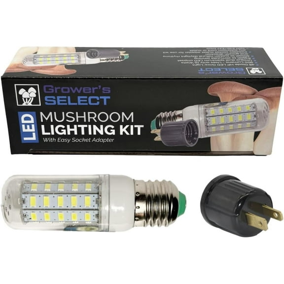 Select E26 LED Light | Mushroom Lighting Kit | with Socket Adapter