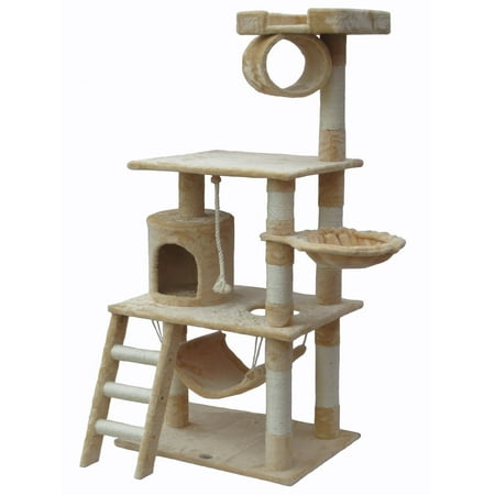 iPet 56“ Cat Tree Condo Cat Furniture Scratching Post Pet (Best Cat Scratching Post Ever)