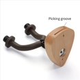 thumbnail image 5 of 2X Soporte de Pared para Guitarra, Gancho para Colgar, Base de Madera, Banjo, Bajo, Guitarra Eléctrica Acústica, Soporte para Cuello con Ranura para Púas, A, 5 of 5