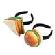 thumbnail image 4 of diademas divertidas con forma de hamburguesa y sándwich, novedosas diademas con forma de sombrero de comida, mini diadema con forma de sombrero de comida para accesorios de disfraces navideños, 4 of 8