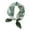 Green, variant on Womens Elegant Hair Scarf Fashion Small Silk Scarf Headbands Hairbands Printed Scarf Decorative Neck Scarf Brown