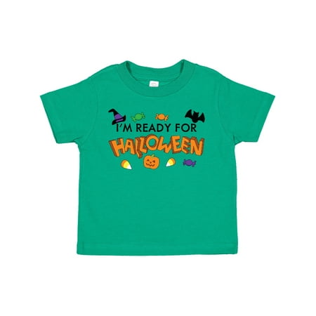 

Inktastic I m Ready for Halloween Gift Toddler Boy or Toddler Girl T-Shirt