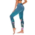 thumbnail image 1 of Gibobby Pantalones de yoga La yoga gruesa de la cintura alta jadea el entrenamiento que corre las polainas de la yoga para las mujeres(Verde,CH), 1 of 4